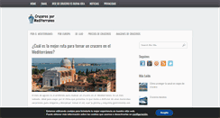 Desktop Screenshot of crucerospormediterraneo.net