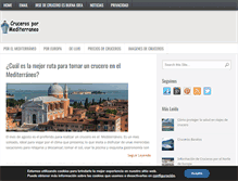 Tablet Screenshot of crucerospormediterraneo.net